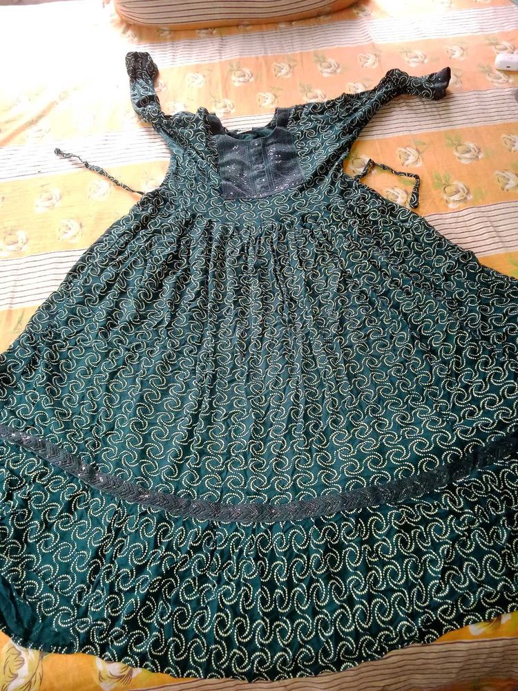 Beautiful Green Ethnic Gown