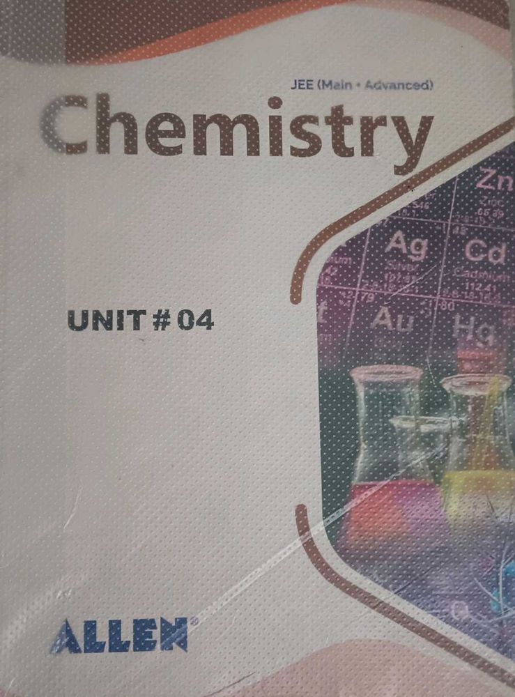 Chemistry JEE (Main + Advanced) Unit #04