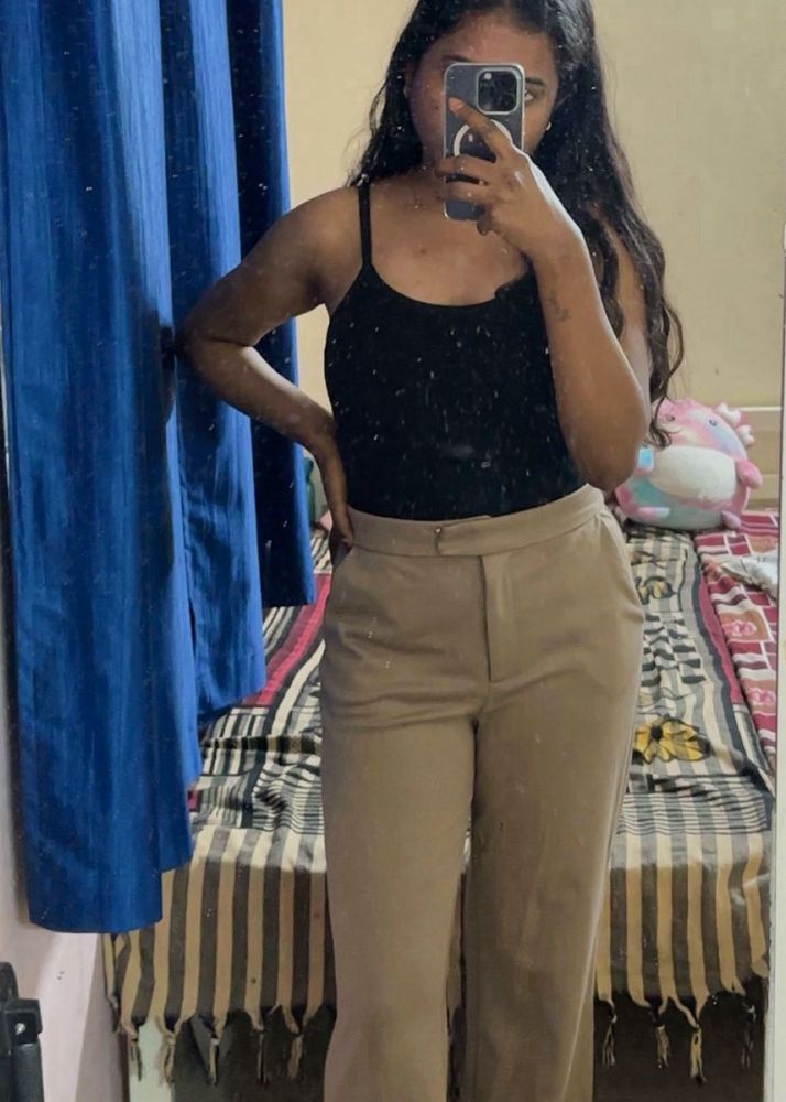 Chic Taupe Trousers