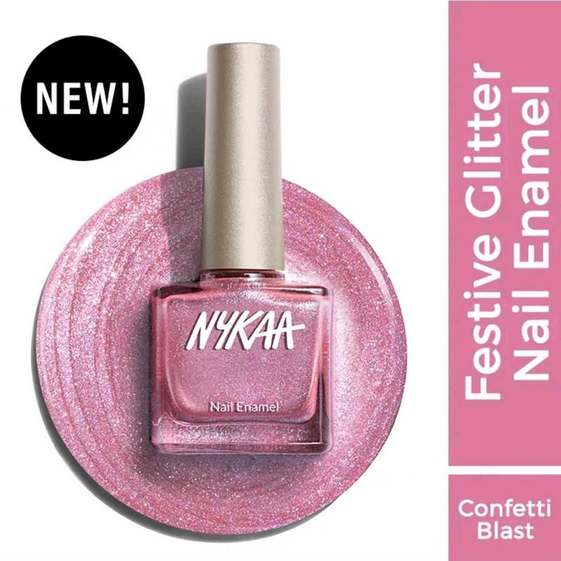 Combo Nykaa Festive Glitter Nail Enamel