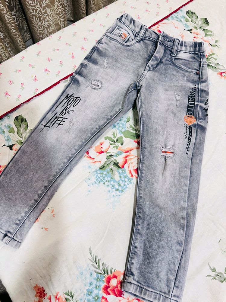 Grey Boys Pant