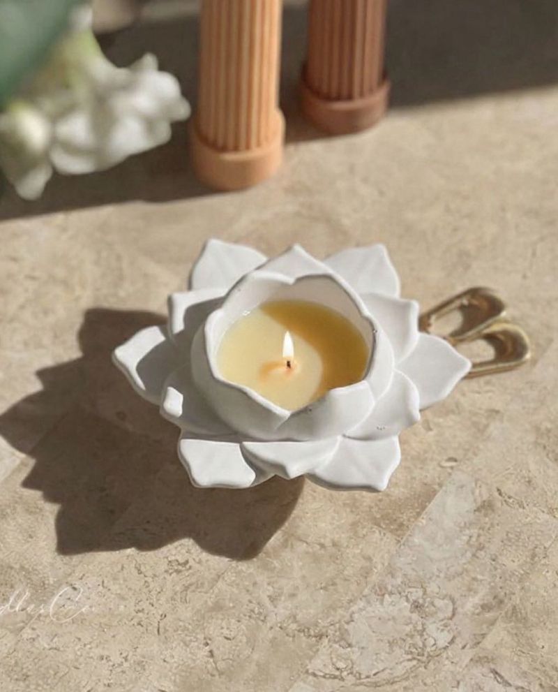 scented Lotus  Candle
