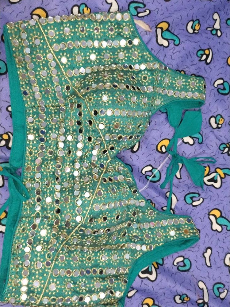 Embellished Mirror Work Blouse