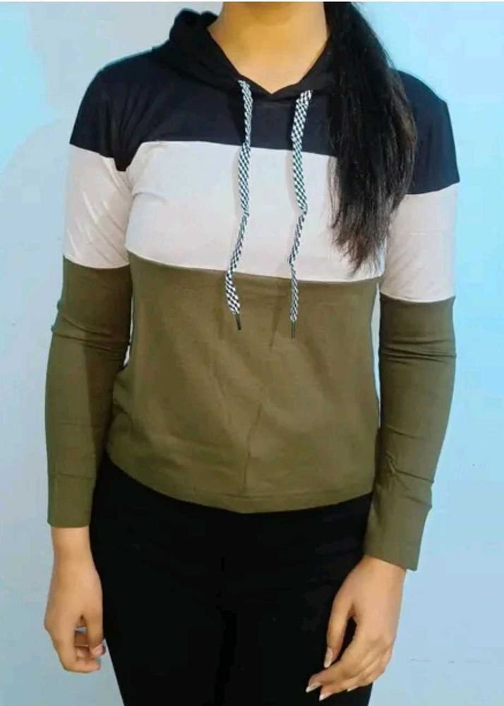 Tricolor Women Tshirt