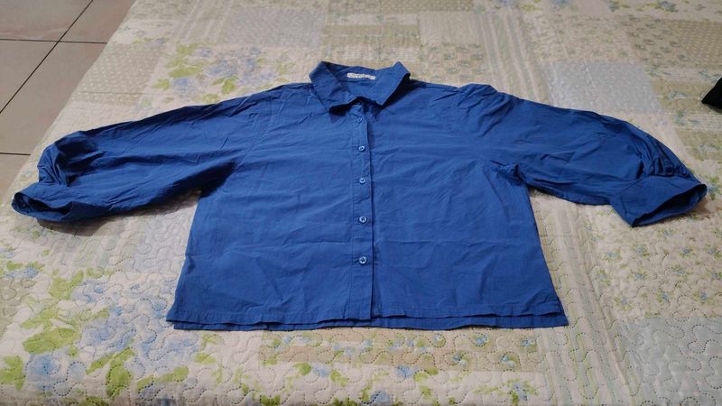 Classic Blue Button-Down Shirt
