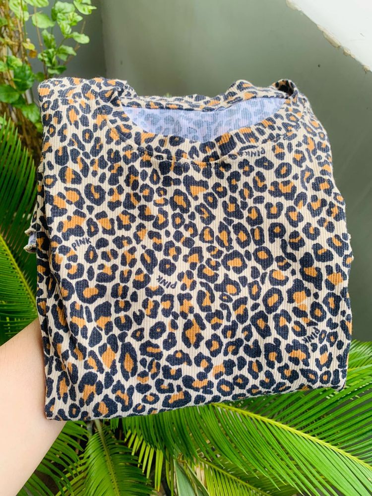 Leopard Print Pajama Pants