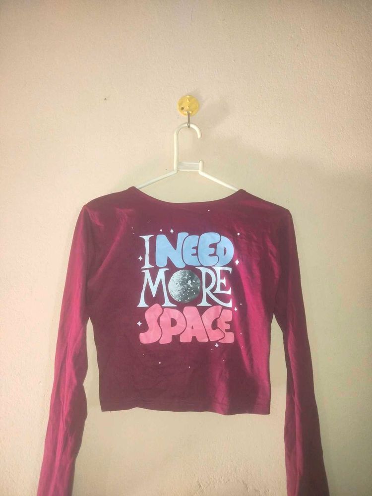 Newme Burgundy backless Top