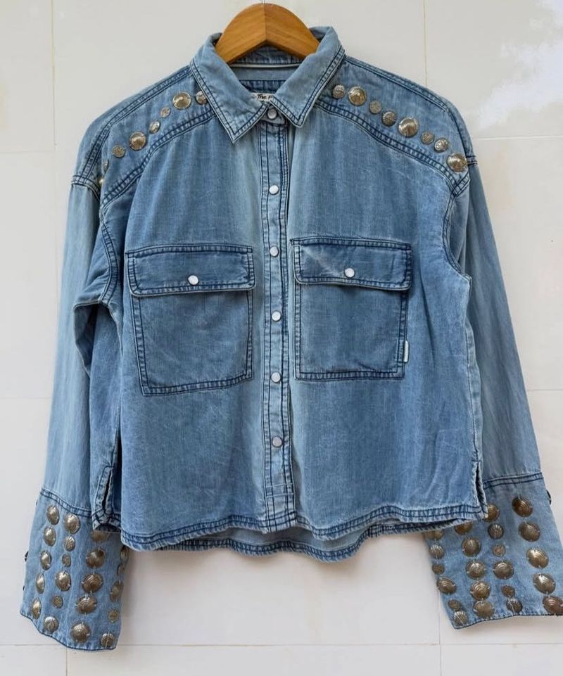 Studded Denim Shirt