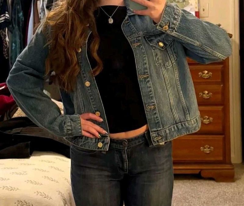 Denim Jacket with Sherpa Lining