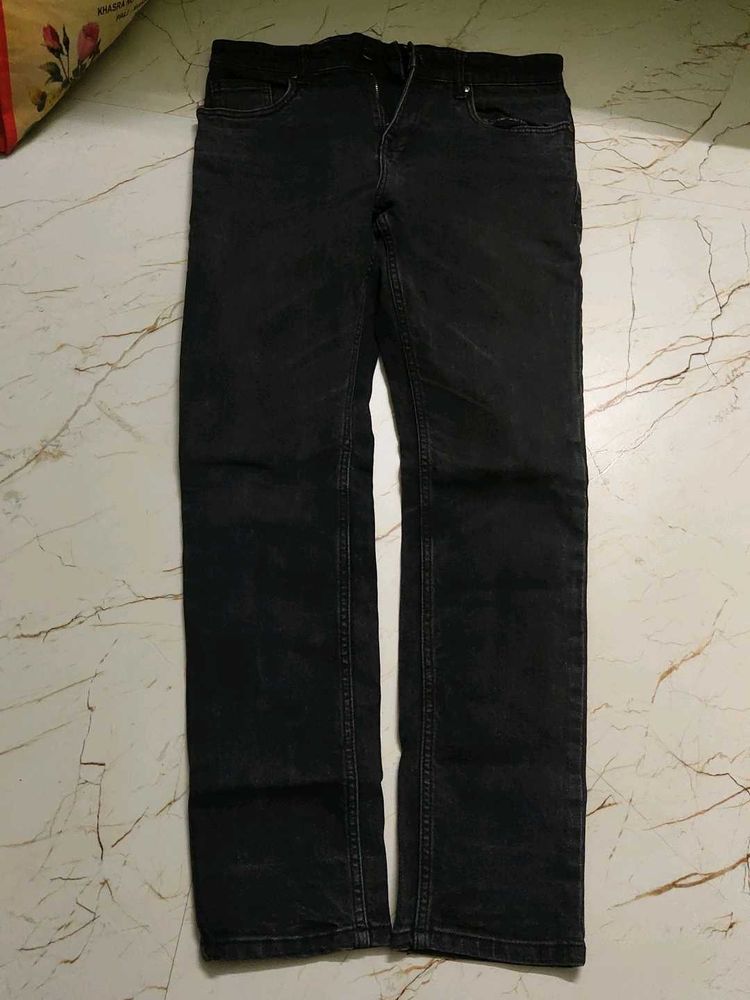 Men's Black Denim Jeans
