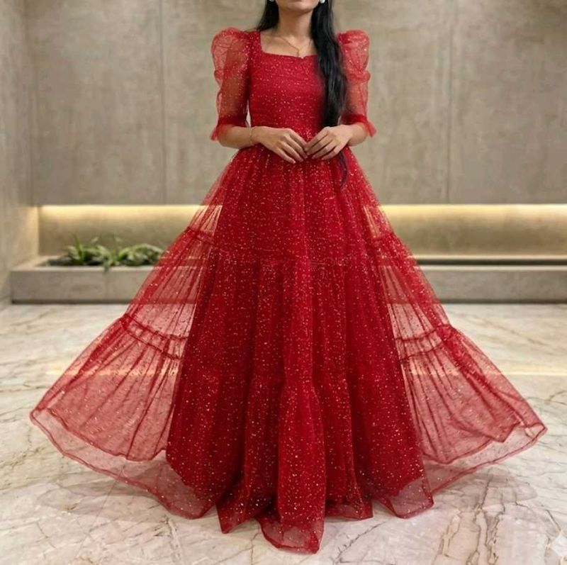 Stunning Red Sequin Gown