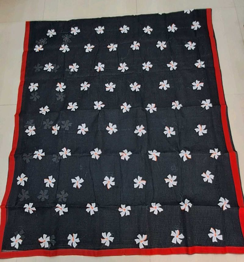 New Black resham kota saree. No bp.