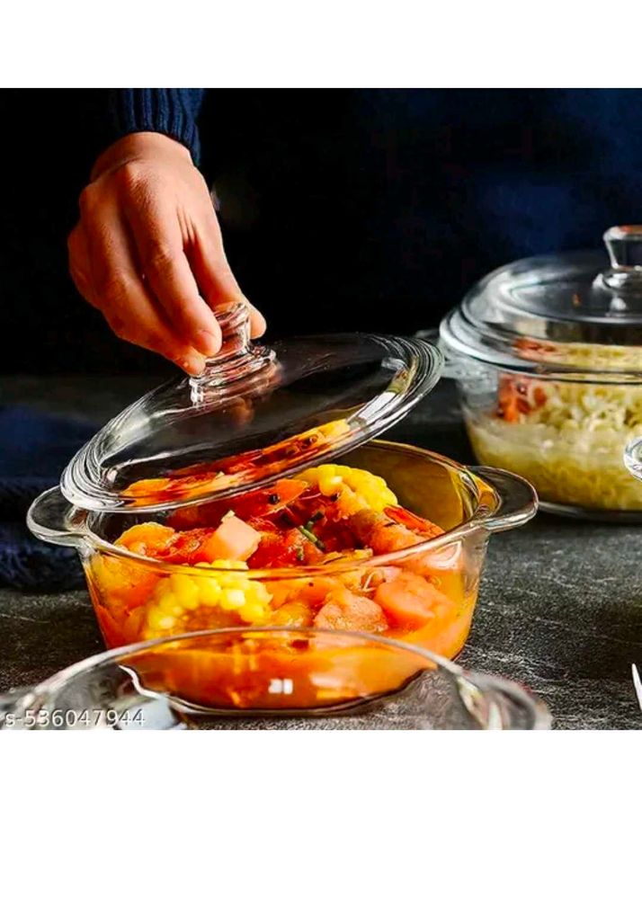 Glass Casserole Dish with Lid
