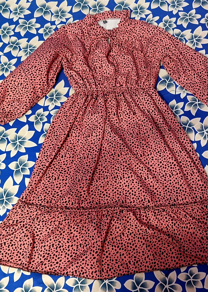 ZARA Knee Length Dress Frock