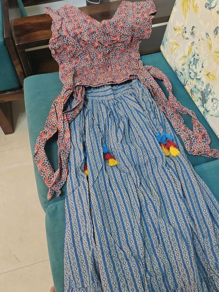 top with skirt