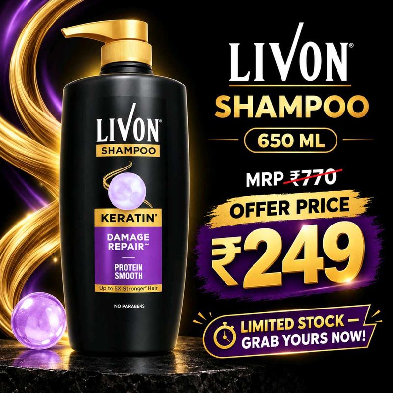 Livon Keratin Damage Repair Shampoo
