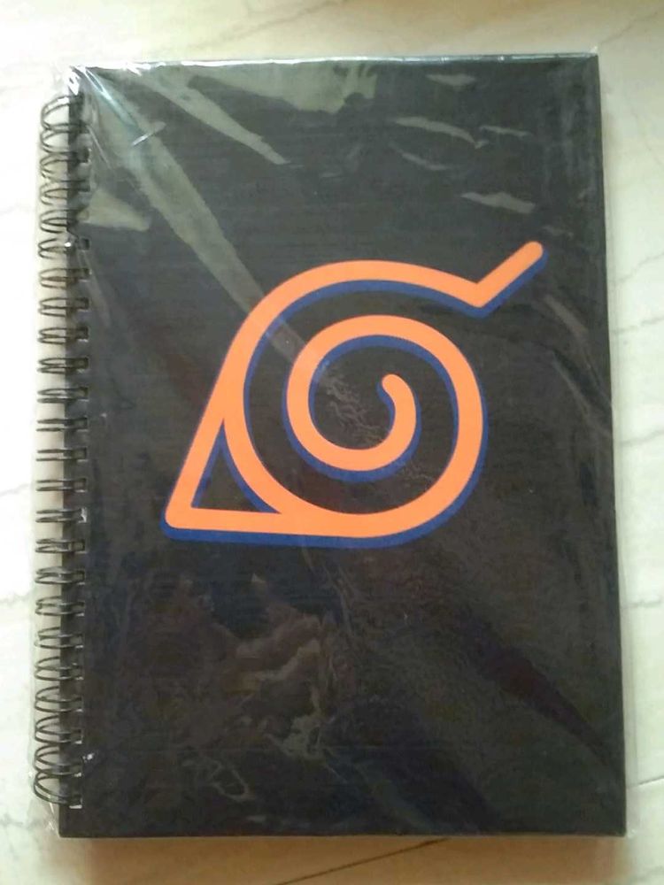 Naruto Inspired Spiral Notebook