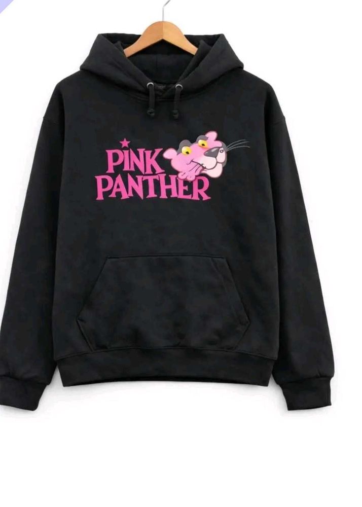 Pink Panther Black Hoodie