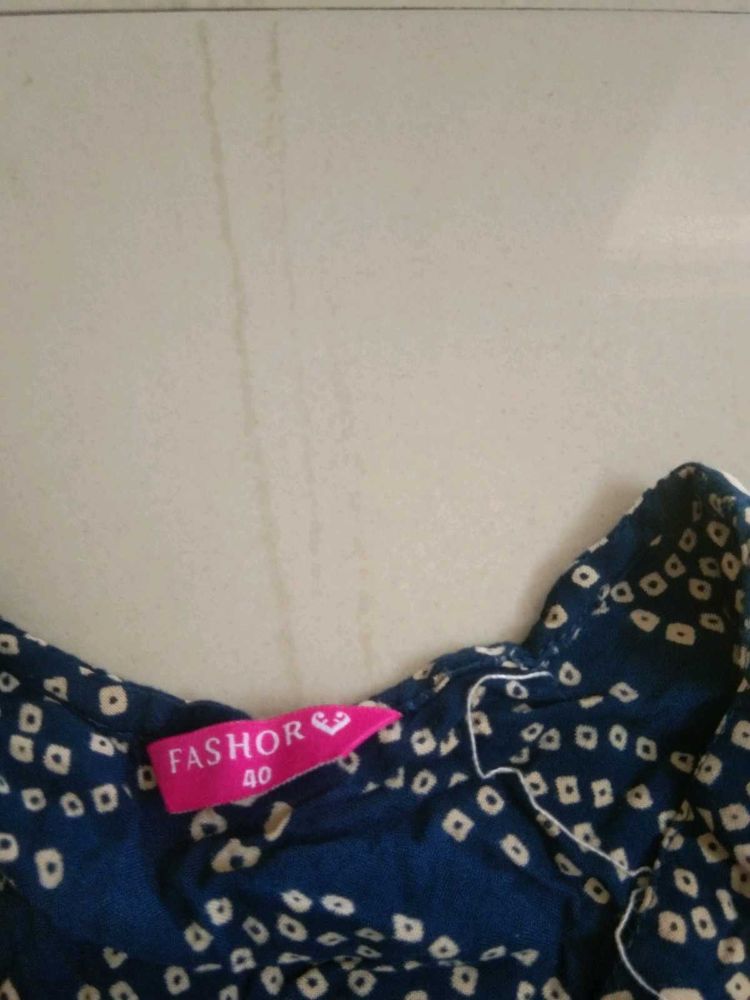 Stylish Blue Ethnic Kurta