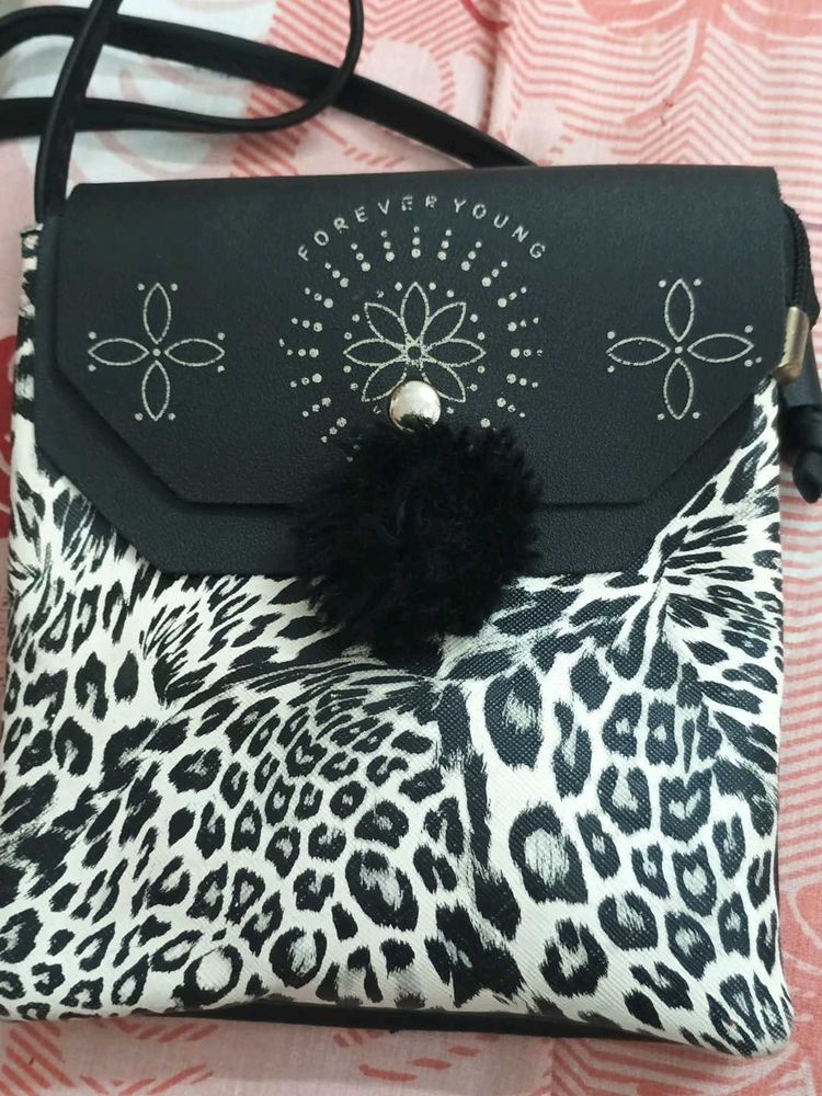 Cute Leopard Print Crossbody Bag