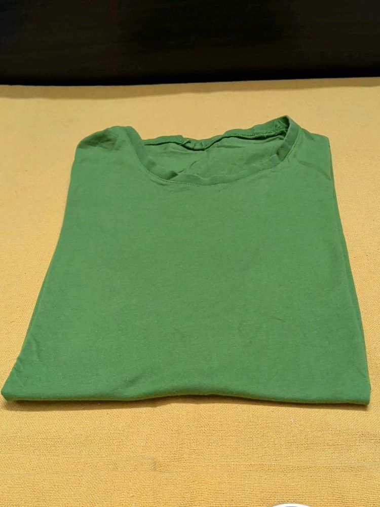 Green Casual T-Shirt for Men