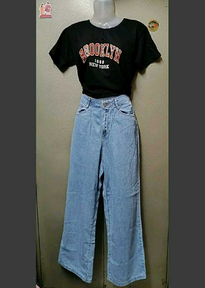 Branded Flared Jeans