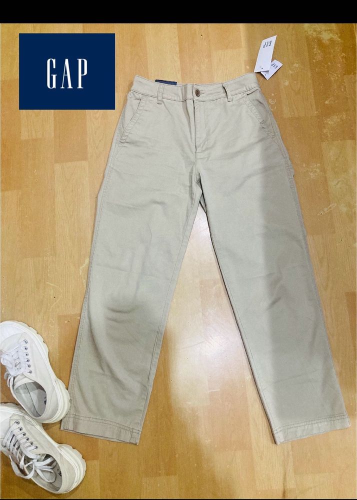 Gap NWOT GIRLFRIEND Khaki Trousers For Women