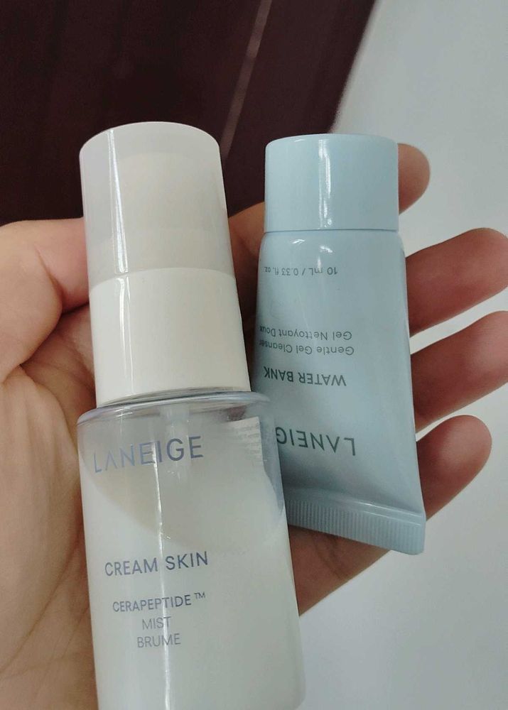 Laneige Cream Skin Mist &amp; Water Bank Gel Cleanser