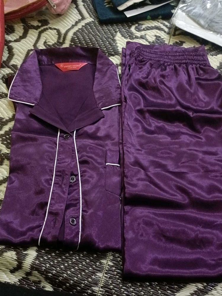 Satin Pajama Set