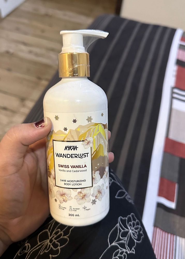 Nykaa Wanderlust Swiss Vanilla Body Lotion