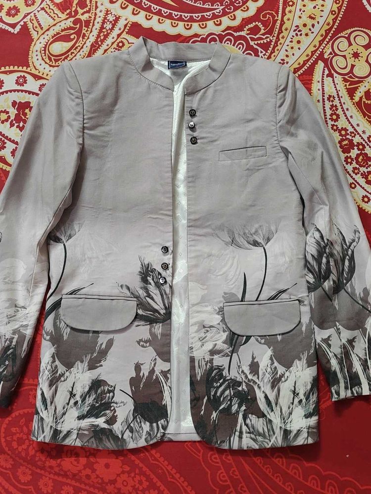 Floral Print Casual Jacket