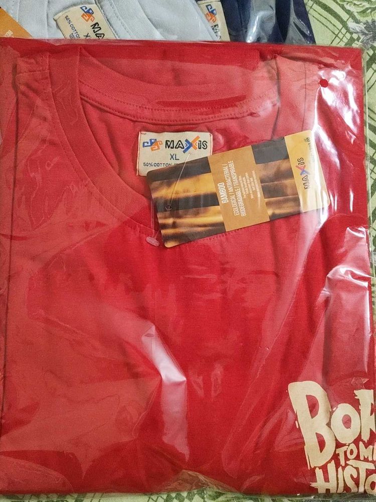 Brand new Red "Born to Make History" T-Shirt