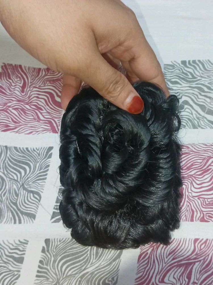 Black Curly Hair Bun Maker