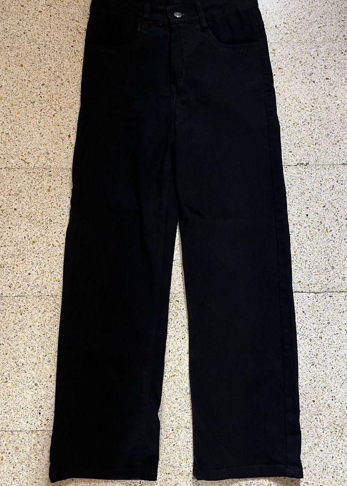 Black Wide Leg Jeans