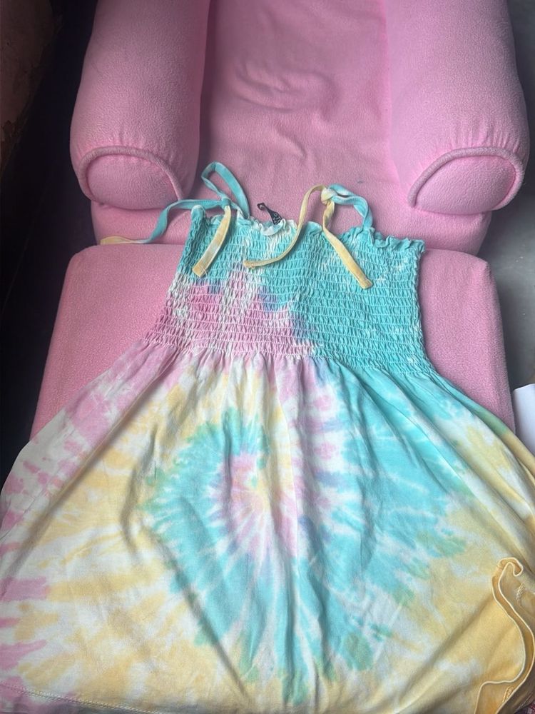 Boho Tie-Dye Sundress