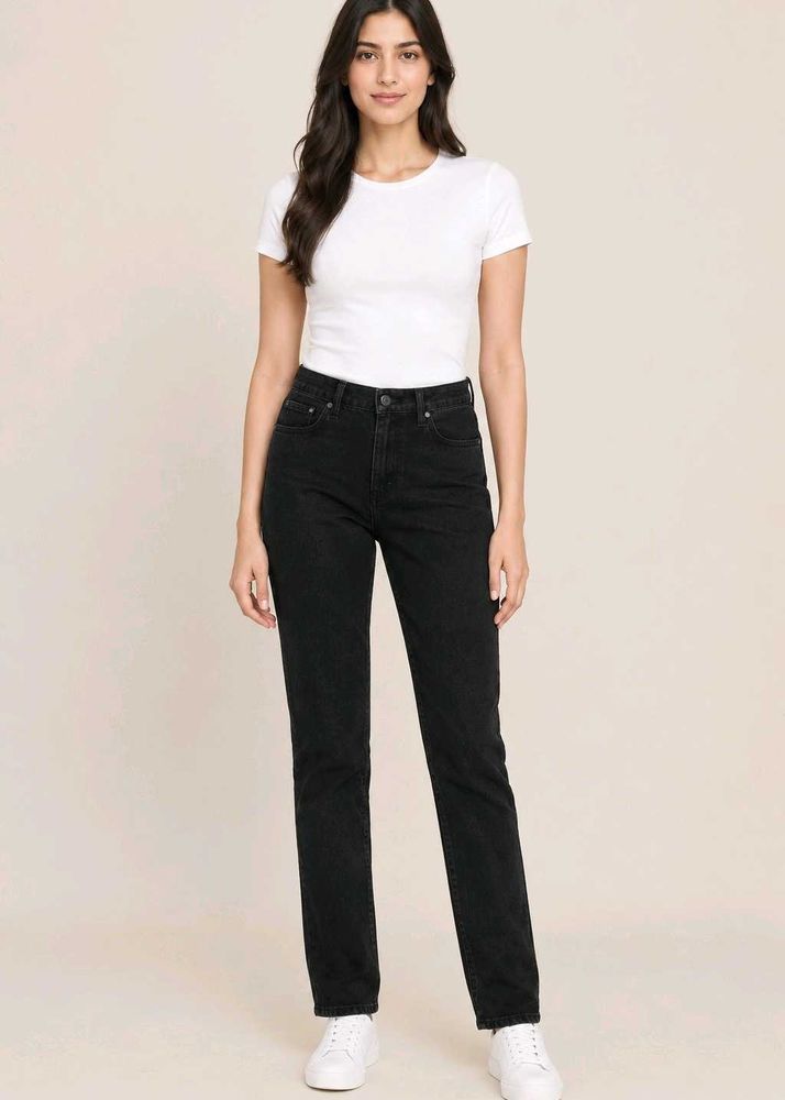 Classic Black Denim Jeans