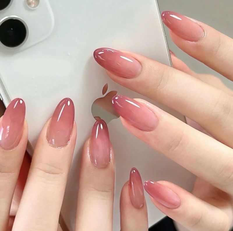Gradient Ombre False Nails