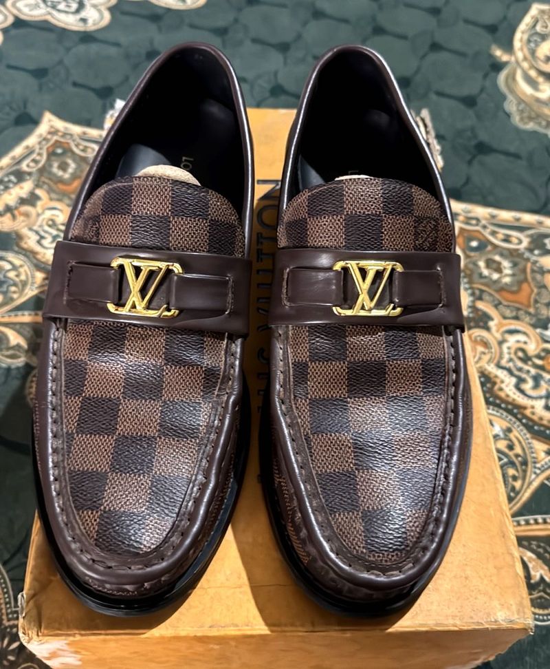 LV Damier Ebene Loafers - Luxury &amp; Style