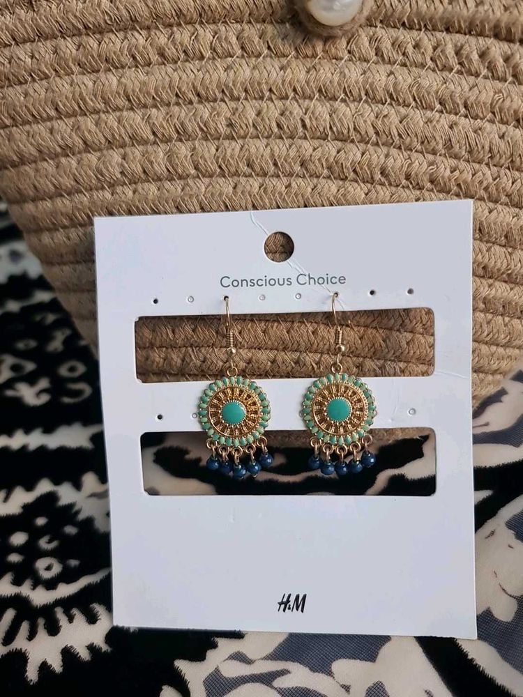 H&amp;M Turquoise Earrings