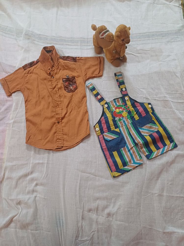 Combo Offer - One Dungaree + Shirt