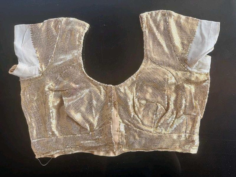 Gold Sequin Blouse