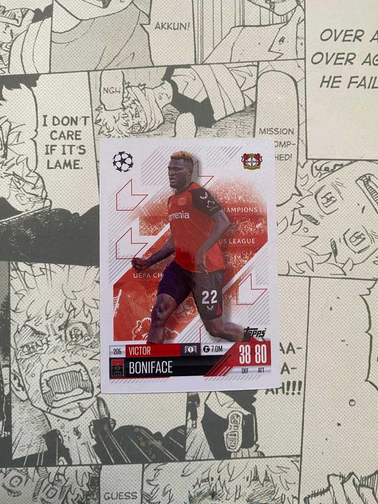 Boniface Match Attax Base Card 💣