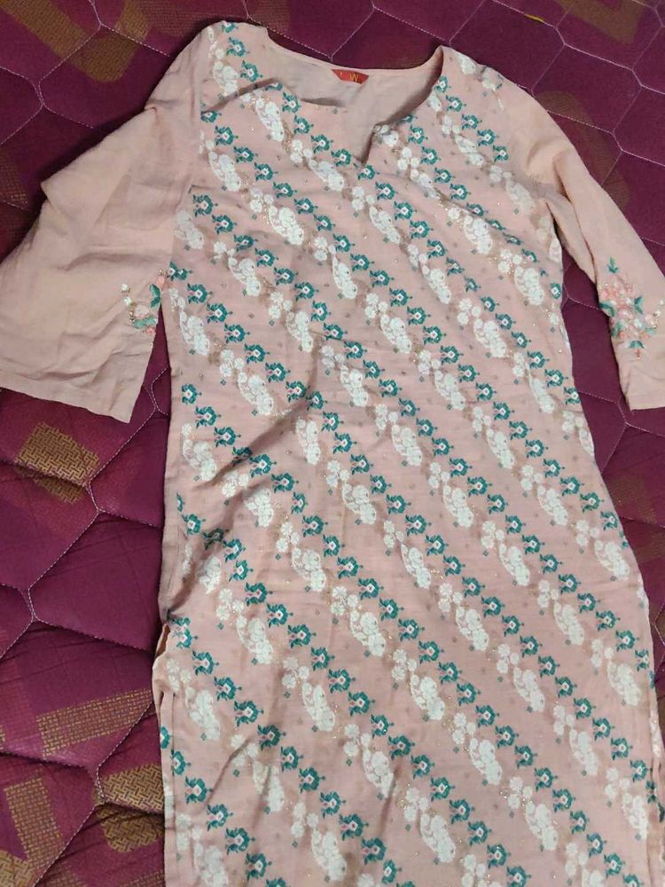 Floral Print Kurta