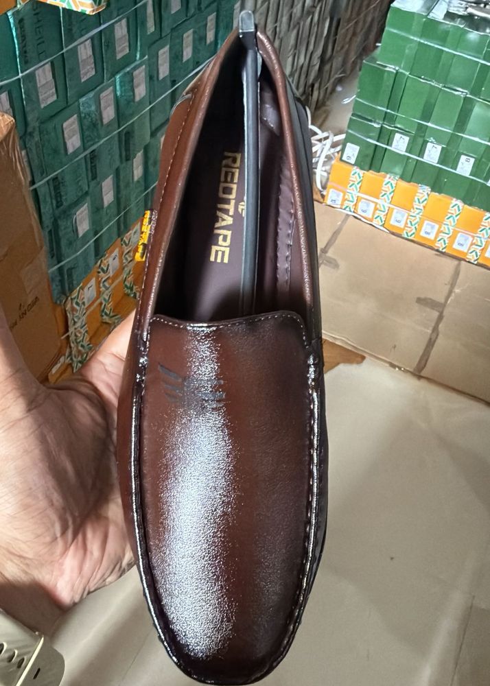 Men's Brown Leather Loafers