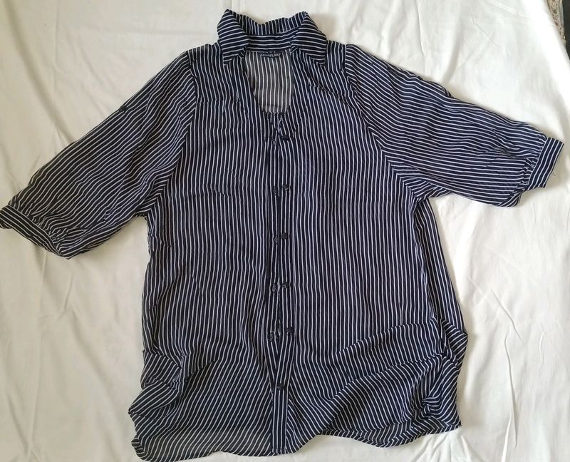 Stylish Striped Shirt For Woman
