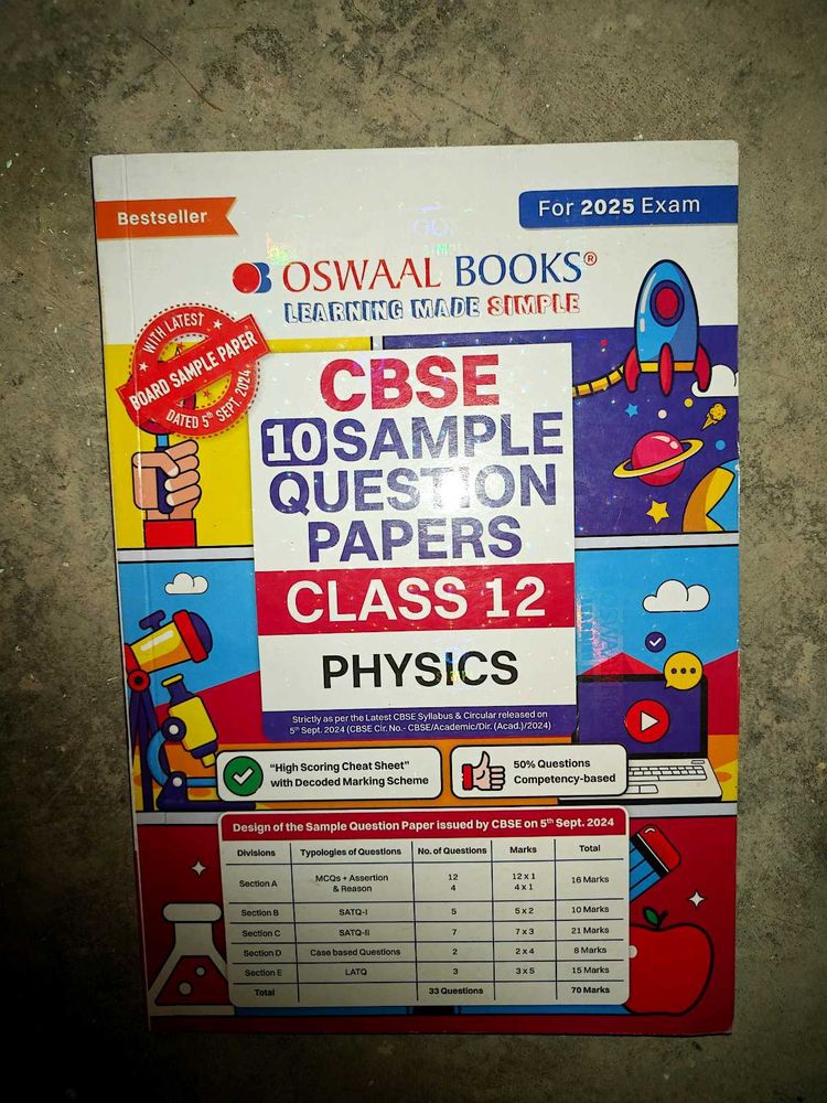 CBSE Class 12 Physics Sample Papers