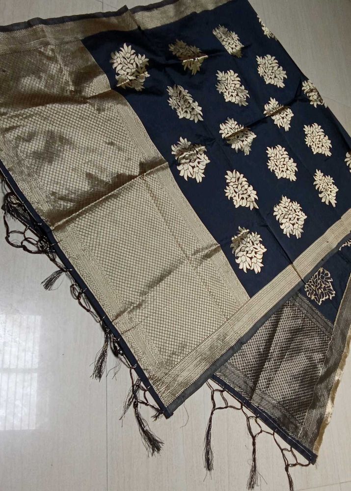 Black Bnarasi Dupatta