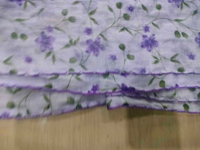 Lightweight Floral Print cotton dupatta
