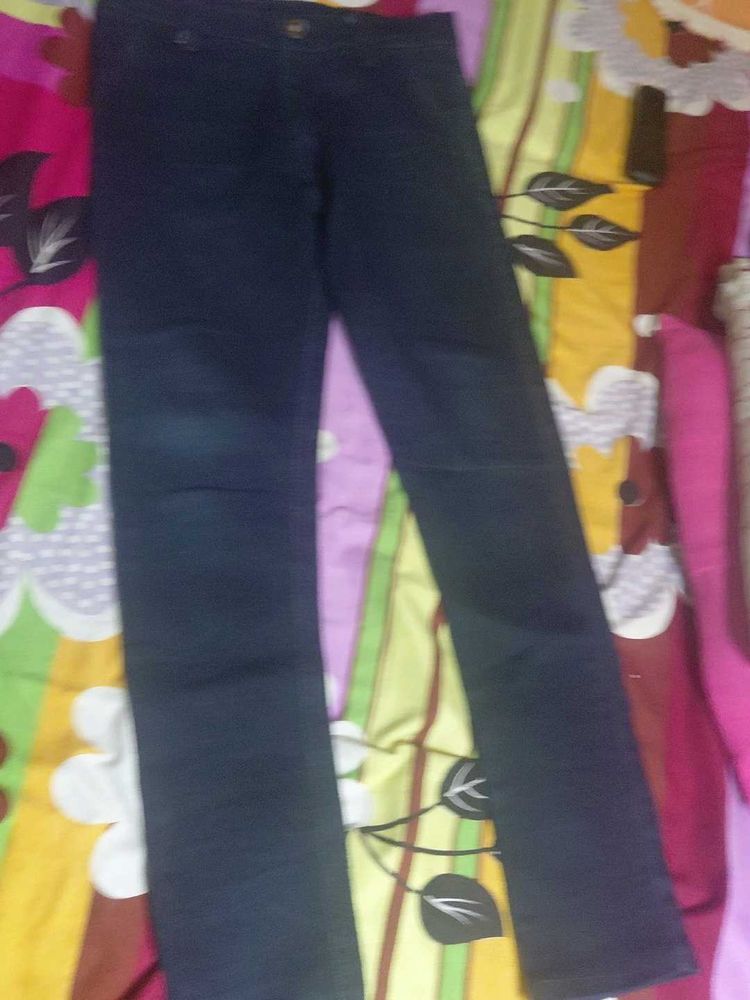 combo Dark Wash Straight Leg Jeans &amp; shirt