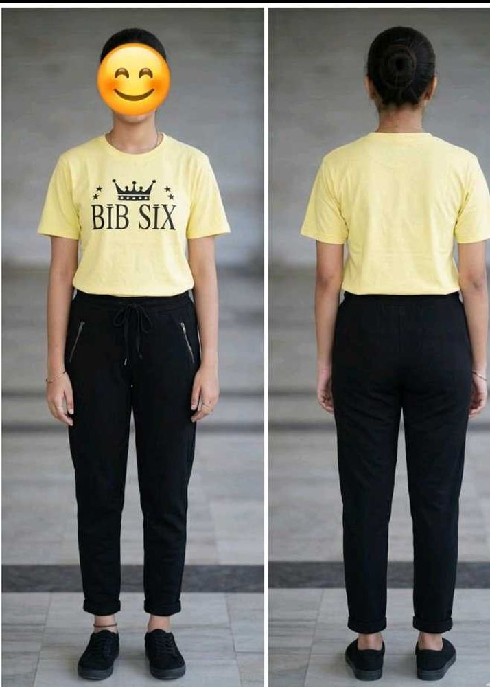 Stylish T-Shirt with black pant